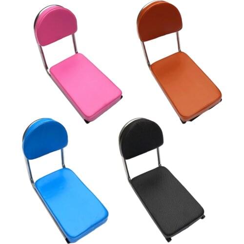 Bicycle Rear Seat Cushion Child Carrier Bike Seat With Backrest Soft Bicycle Rear Shelf Car Color Seat For Adults And Children