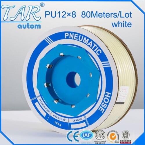 Tube PU Pneumatic Hose 12 *8mm for pneumatics 100meter white pneumatic Hose air tube PU Pipe
