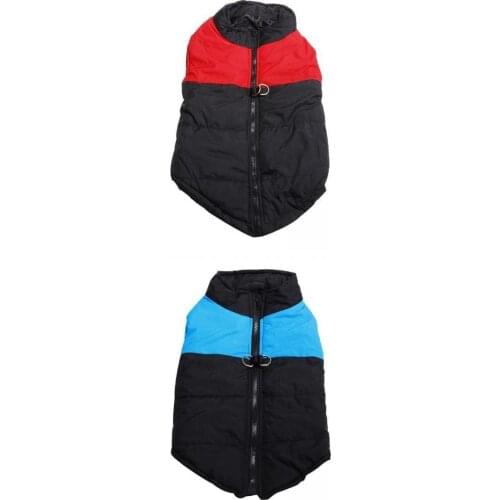 2pcs Pet Down Jacket Dog Coat Wateproof Winter Padded Puppy Clothes Vest XS