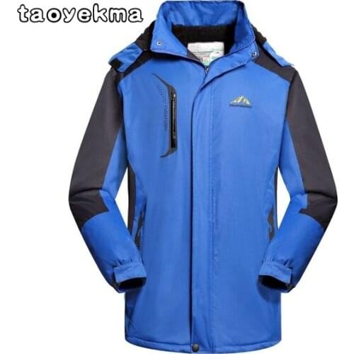 Outdoor Hiking Jackets Men Winter Large Size Mountain Travel Clothes Waterproof Trekking Fishing Hunting Skiing Male Jackets F08