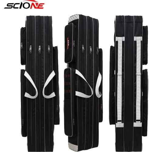 Waterproof Oxford Fishing Bag Scratchproof Shoulder Big Capacity Thicker Multilayer Travel Carry Outdoors Fishing Bags XA165G