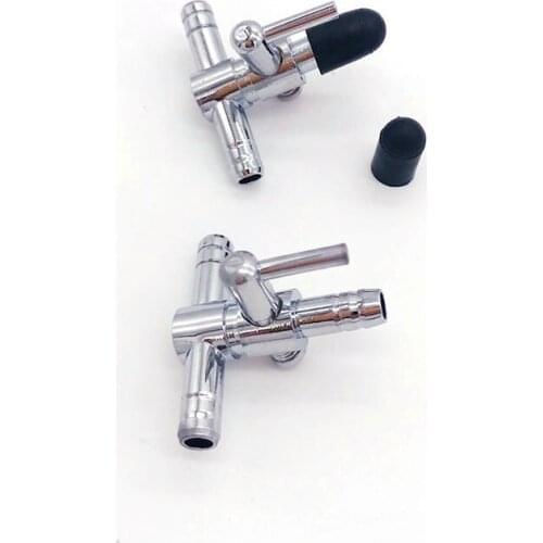 Stainless Steel Aquarium Tank Air Pump Air Flow Tube Pipe Line Stainless Steel Control Valve Air Pump Accessories New 4mm Hot