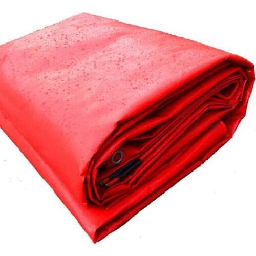 1pc 2*2m Red Garden Rain Sail Home Garden Thickened Rainproof Cloth Ultra light Waterproof Plastic Tarpaulin Customized Size