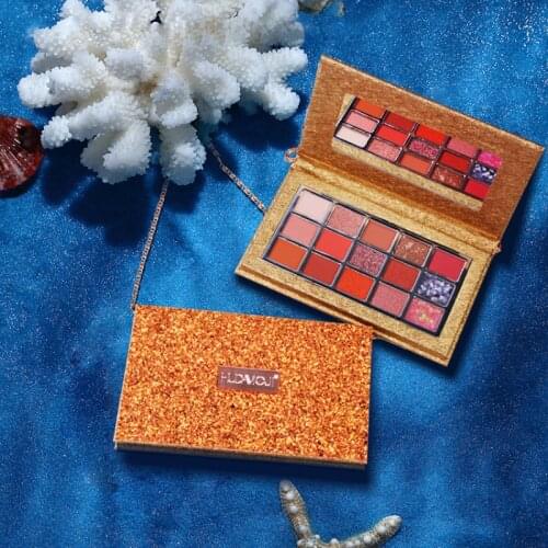 15 Color Pearlescent Matte Eyeshadow Palette Waterproof Long-lasting Eye Shadow Shiny Glitter Natural Eye Makeup Cosmetics TSLM2