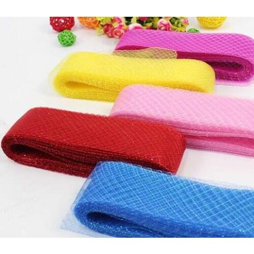 2.8" 7cm Flat Plain Horse Hair Crinoline Trimming/Braid Millinery Organza Fabric 100yard/lot