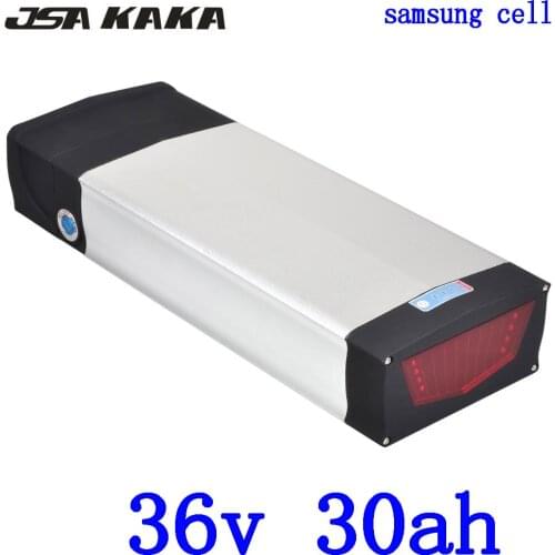 36V 30AH Electric Bike Battery 36V 20AH 25AH 27AH 30AH Lithium Battery use samsung cell for 36V 500W 1000W E-Bike Battery Motor
