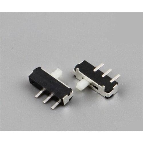 5pcs Patch small dial switch 3 feet 2 sides switch mini type MSK-12D18A left reset