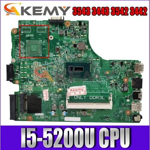 Brand NEW I5-5200U For DELL Inspiron 3543 3443 3542 3442 Laptop Motherboard 13269-1 FX3MC CN-0THVGR THVGR Mainboard 100%Tested