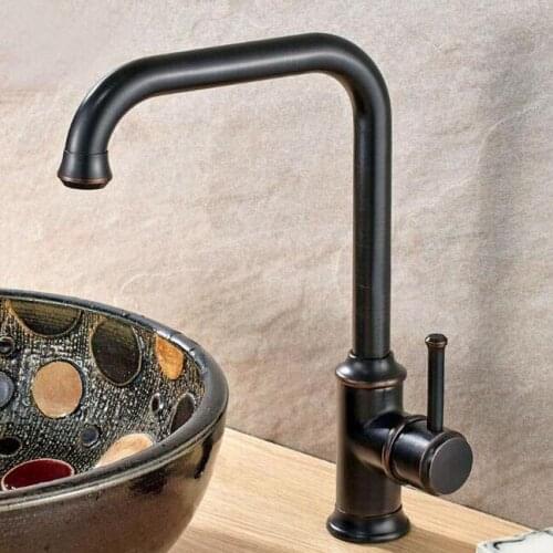 Free Shipping kitchen faucet black 360 degree swivel kitchen sink Faucet Mixer kitchen vanity faucet luxury water tap