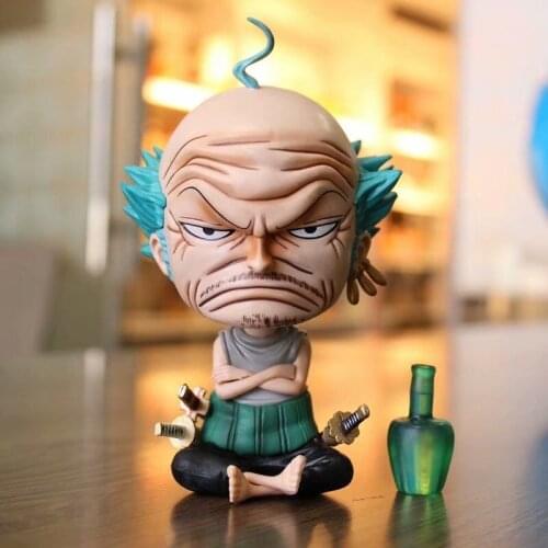 Japan Anime One Piece GK Roronoa Zoro Bad Old Man PVC Figure Figurine 14cm Toy Model Statue New