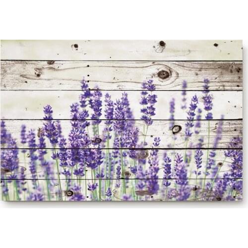 Purple Lavender Retro Background Non-slip Bathroom Accessories Door Mat