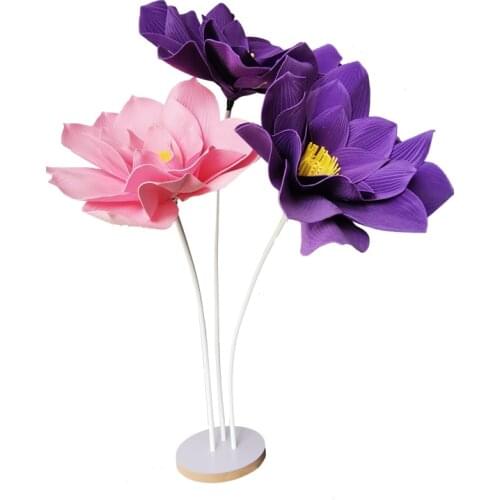 Artificial flower pole Wedding road lead Giant PE Foam Rose Flower wall Wedding Backdrop Decor Flower Stand Party decoration