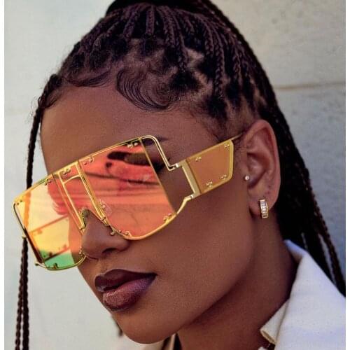 JackJad 2020 Fashion Cool Unique SteamPunk Style Rivets Sunglasses Women ins Popular Brand Design Sun Glasses Oculos De Sol 588