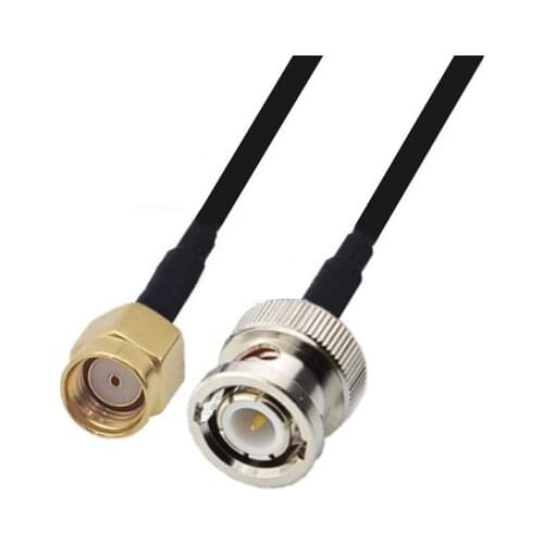 RG58 Cable RP-SMA Male to BNC Male Connector WiFi Antenna Extension Pigtail jumper cable