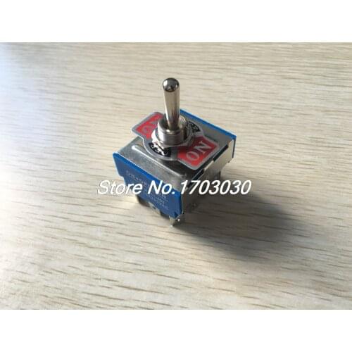 KN11-403 4PDT 3 Positions On/Off/On Toggle Switch AC 250V 10A