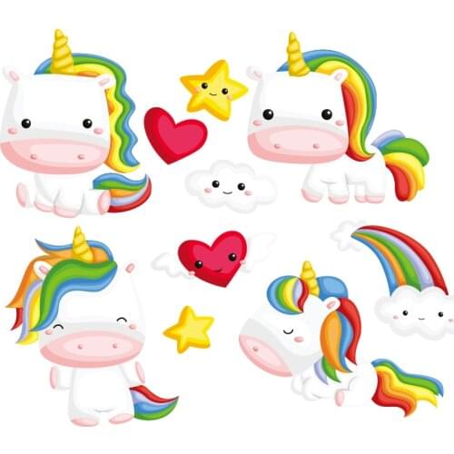 Cute Patches Heat Transfer Fashion Diy Tops Appliqued Vinyl Stickers On The Fabric Unciron Stars Patch