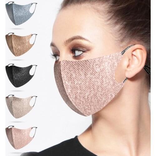 Adult Washable Stripe Bronzed Air Layer Space Cotton Breathable mascarilla Monder Scarf Halloween Cosplay MasK