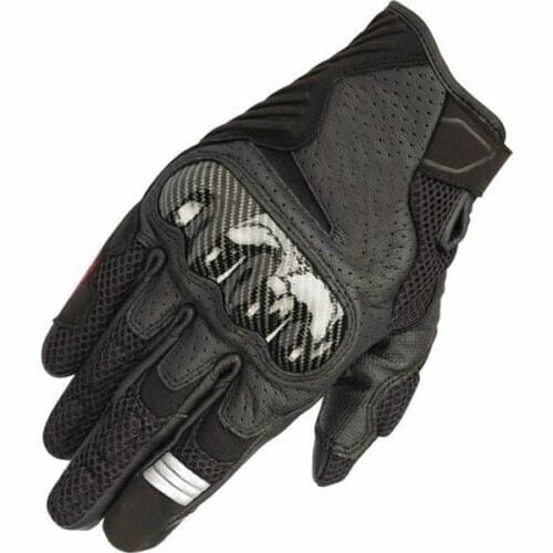 4 Colors SMX-1 Air v2 Mens Leather Gloves Black/Red Motocross Riding MX MTB Racing Gloves