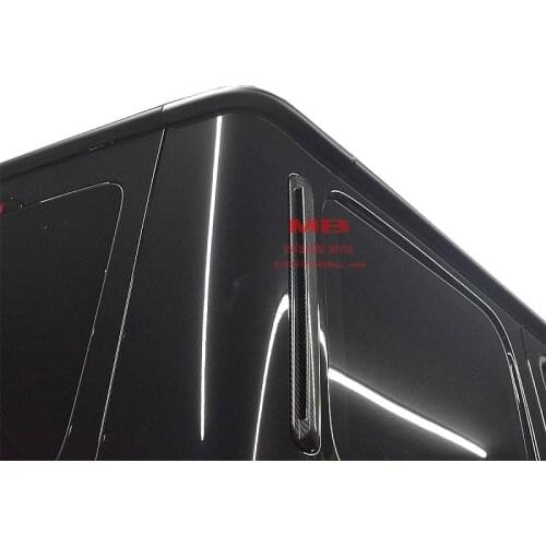 W463A W464 g350 g500 g550 g63 G-class dry carbon C-pillar cover rear window vent trim sticker 2018-2020 g wagon add on