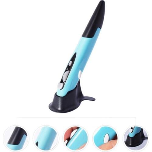 NEW PR-06 3 in 1 Stylus Pen RF 2.4GHz Wireless Mouse Pen Presenter PPT Clicker Vertical Pen Shape Computer Stylus Battery Mouse