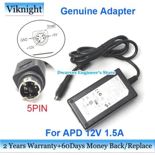 Genuine 5V 12V DC 1.5A APD adapter AD6008 DA-30C01 RS-E02AB Power Supply charger ac Adapter for samsung SE-W164 WD6400E035-00