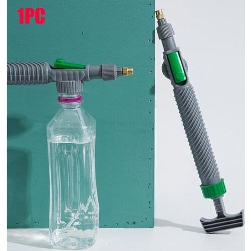 Manual High Pressure Air Pump Sprayer Adjustable Drink Bottle Spray Head Nozzle Sprayer Agriculture Tools Garden Watering Tools