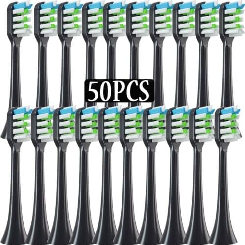 20/50pcs/Set For SOOCAS X3/X3U/X5 Replacement Heads Sonic Electric ToothBrush Soft DuPont Clean Brush Nozzle Cabeza de cepillo