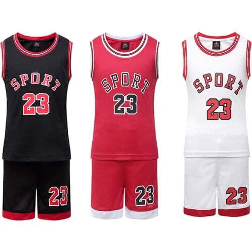 Sport Jerseys Basketball Uniform Student Football Tracksuit 2pcs Set Personalized Customization Soccer Clothes Suits Boys Girls