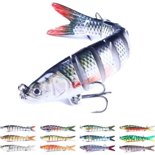 45pcs 27g Sinking Wobblers 8 Segments Fishing Lures Multi Jointed Swimbait Hard Bait Fishing Tackle For Bass Isca Crankbait