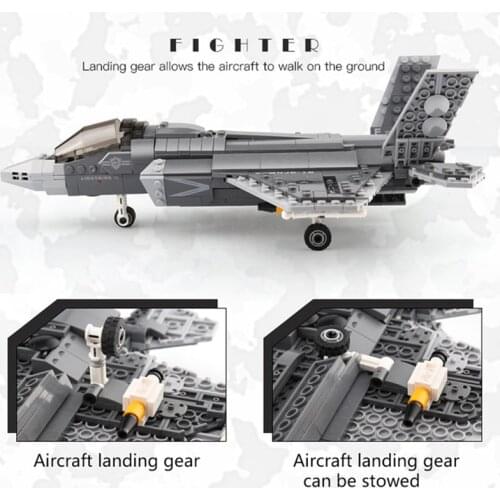 XINGBAO 06026 City Military Serie легоe Building Blocks 646PCS Fighter F35 Children Toys Bricks Plane Model 4px