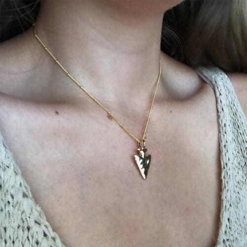2018 New Women chocker gold Chain choker Fishtail Fish Necklace Jewelry collana Kolye Bijoux Collares Mujer Collier Femme joyas