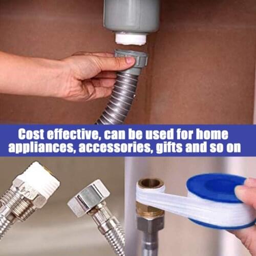 10Pcs Roll Joint Plumbing Fitting Thread Seal Tape PTFE For Water Pipe Plumbing Sealing Tapes Sealers Household Improvement