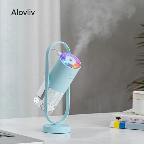 200ml Magic Shadow Wireless Air Humidifier Ultrasonic USB Humidifiers Car Mist Maker with Battery Mini Office Air Purifier