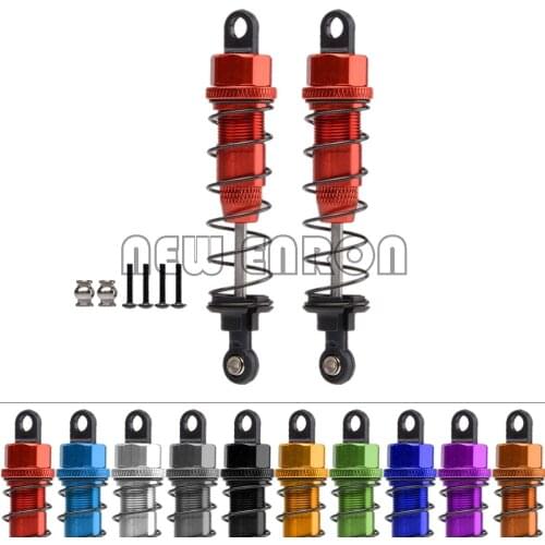 2P Aluminum Adjustable 75mm 80mm 90mm Oil Shock Absorber Damper 3mm Shafts For RC Car 1/10 Truck Crawler TRX4 Axial Tamiya RC4WD