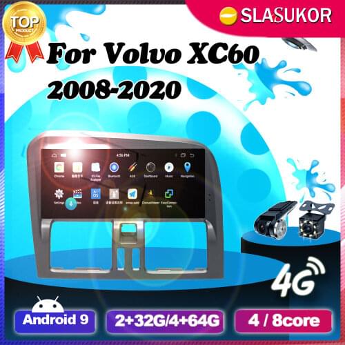 Android 9 Car DVD GPS For Volvo XC60 XC 60 2008 2009 2010 2011 2012 2013 2014 2015 2016 2017 2018 2019 2020 8.8 inch