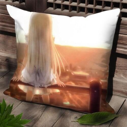 Hobby Express AnoHana Menma Anime Dakimakura Square Pillow Case SPC65