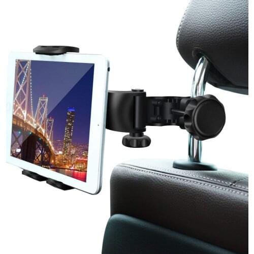 Tablet holder in car back seat heasrest phone mount support plastice flexible for Ipad pro air 9.7 10.1 10.2 10.5 mini tab