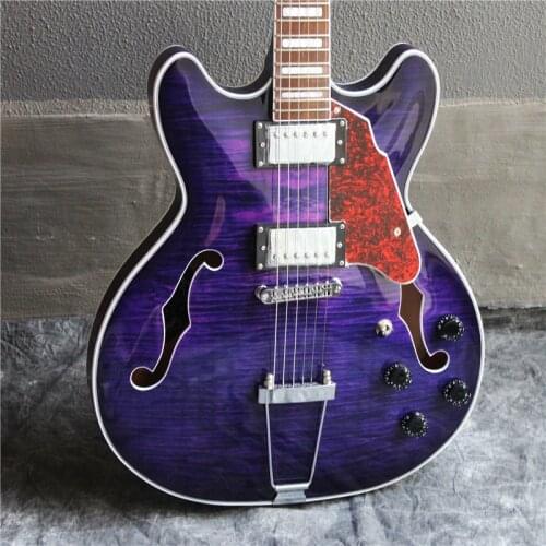 Grote high quality F hole hollow body electric guitar, electric guitars