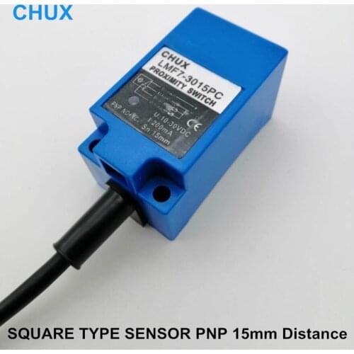 Inductive Proximity Sensor Switch Square Type NPN PNP NO NC NO+NC 15mm Sensing distance motion sensors CE