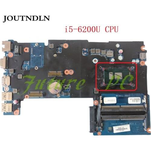 JOUTNDLN FOR HP Probook 440 G3 Laptop motherboard 855656-001 855656-501 855656-601 DAX61CMB6C0 w/ i5-6200U CPU DDR4
