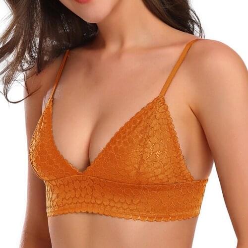 Women Sexy Bra 2020 Hot Sell Bralette Fashion Lace Bralette Wireless Underwear Lingerie Brassiere