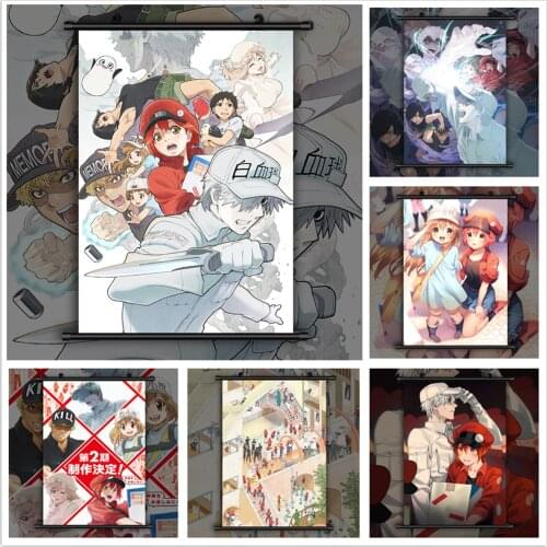 Diamond Embroidery Full Square Cells At Work! Anime Diamond Painting Mosaic Cross Stitch Kits Home Decoration Christmas Gift
