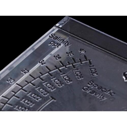 Marine Hydrometer Reef Fish Tank Aquarium Water Salinity Specific Gravity Test