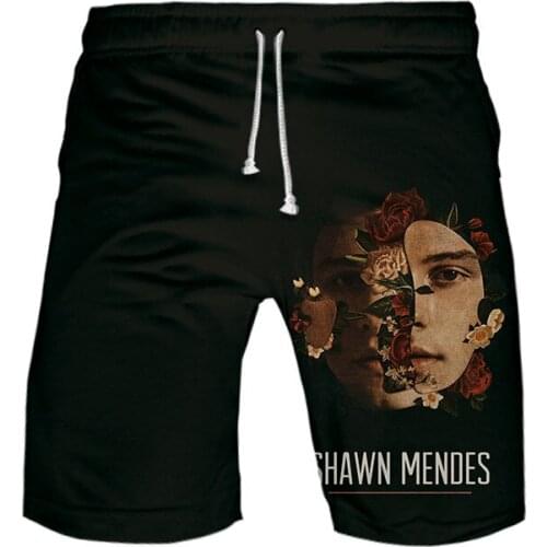 3D Shawn Mendes Mens Swimwear Swim Shorts Trunks Beach Board Shorts Swimming Pants Swimsuits Kids Running Sports Surffing shorts