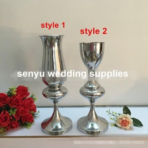 New style Wholesale Wedding occassion gold plating metal floral stand iron flower stand senyu0323