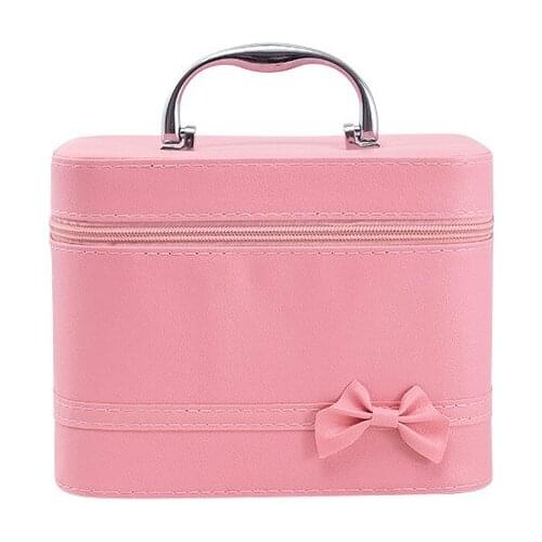 Portable Embroidery Box Suitcase 72 Grids Diamond Painting Divided Diamond Bottle Storage Nail Art Bottle Storage Bag