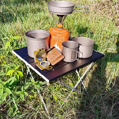 Outdoor Portable Folding Camping Table, Aluminum Alloy Folding Table, Aluminum Table, Suitable for Outdoor, Camping, Picnic