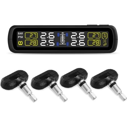 T881B-NF+ Auto Tyre Pressure Monitoring System For Car Tire Monitoring With 4 Internal Sensors And PSI BAR Two Pressure Alert