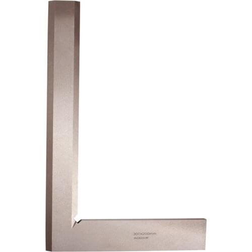 Angle Square 300*200mm Knife-Shaped Broadside 90 Degree Angle Blade Ruler Grade 0 Gauge Stainless Steel Blade Measurement Tool