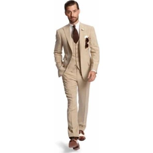 High Quality Mens Suits Groomsmen Groom Tuxedos Wedding Best Man Suit Bridegroom (Jacket+Pants+Vest+Tie) NO:210
